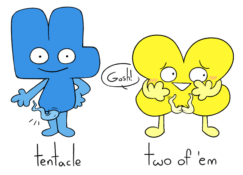 bfb bfdi blush crotch_tentacles four(bfb) hemipenes male multi_penis not_fu...