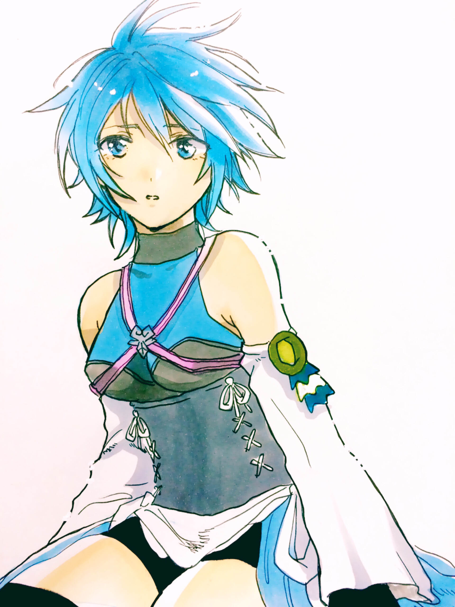 The Big Imageboard Tbib Absurdres Aqua Kingdom Hearts Bad Id Bad Pixiv Id Blue Eyes Blue 