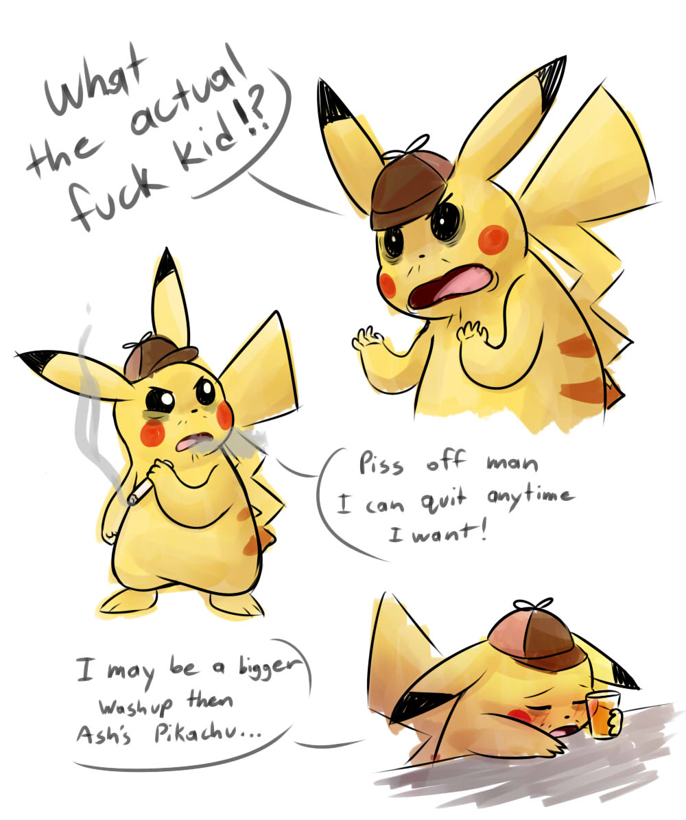 Pikachu Rude The Big ImageBoard (TBIB) - alcohol angry barefoot beer beverage blush ...