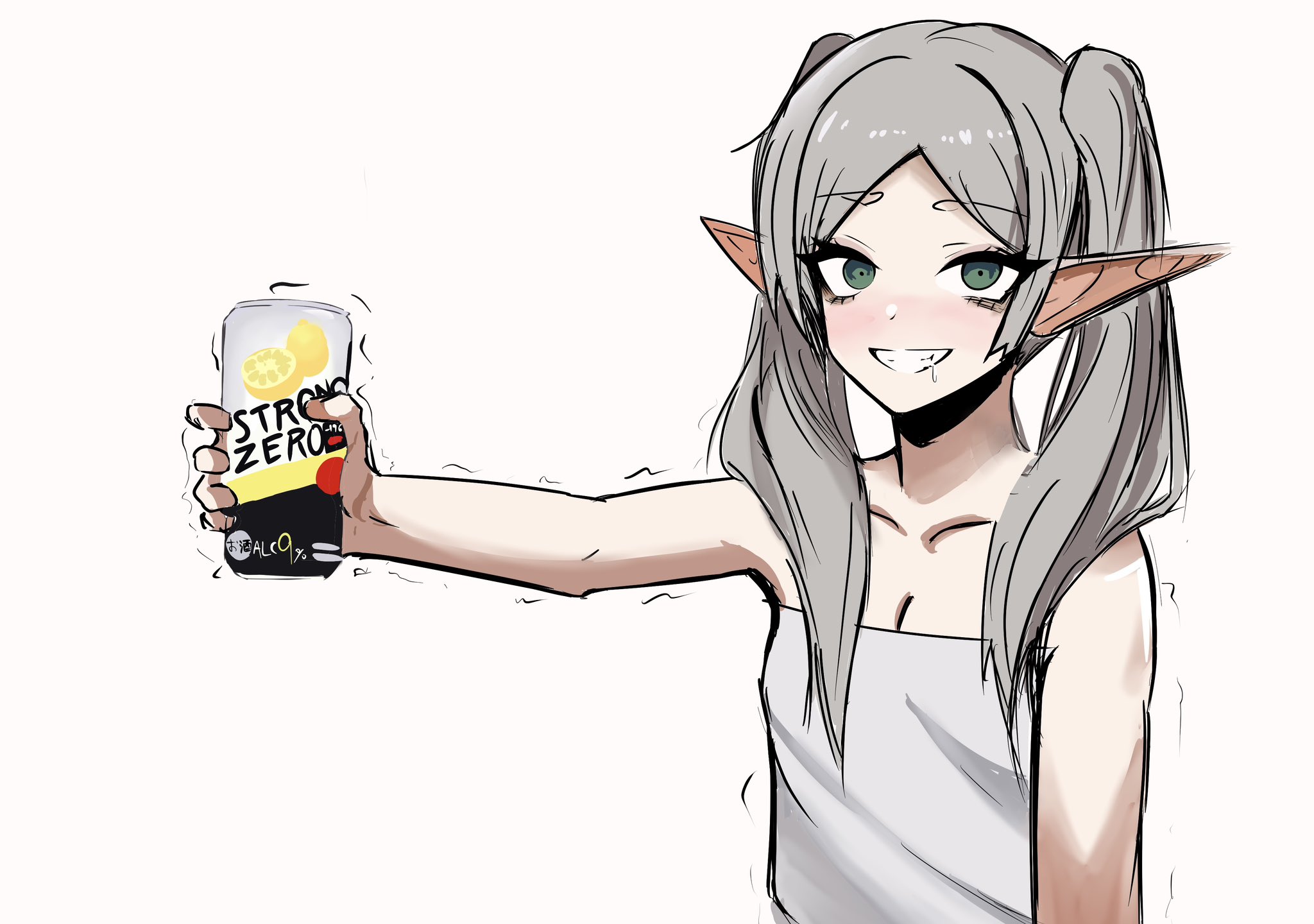 The Big ImageBoard (TBIB) - 1girl ai-assisted alcohol bags under eyes