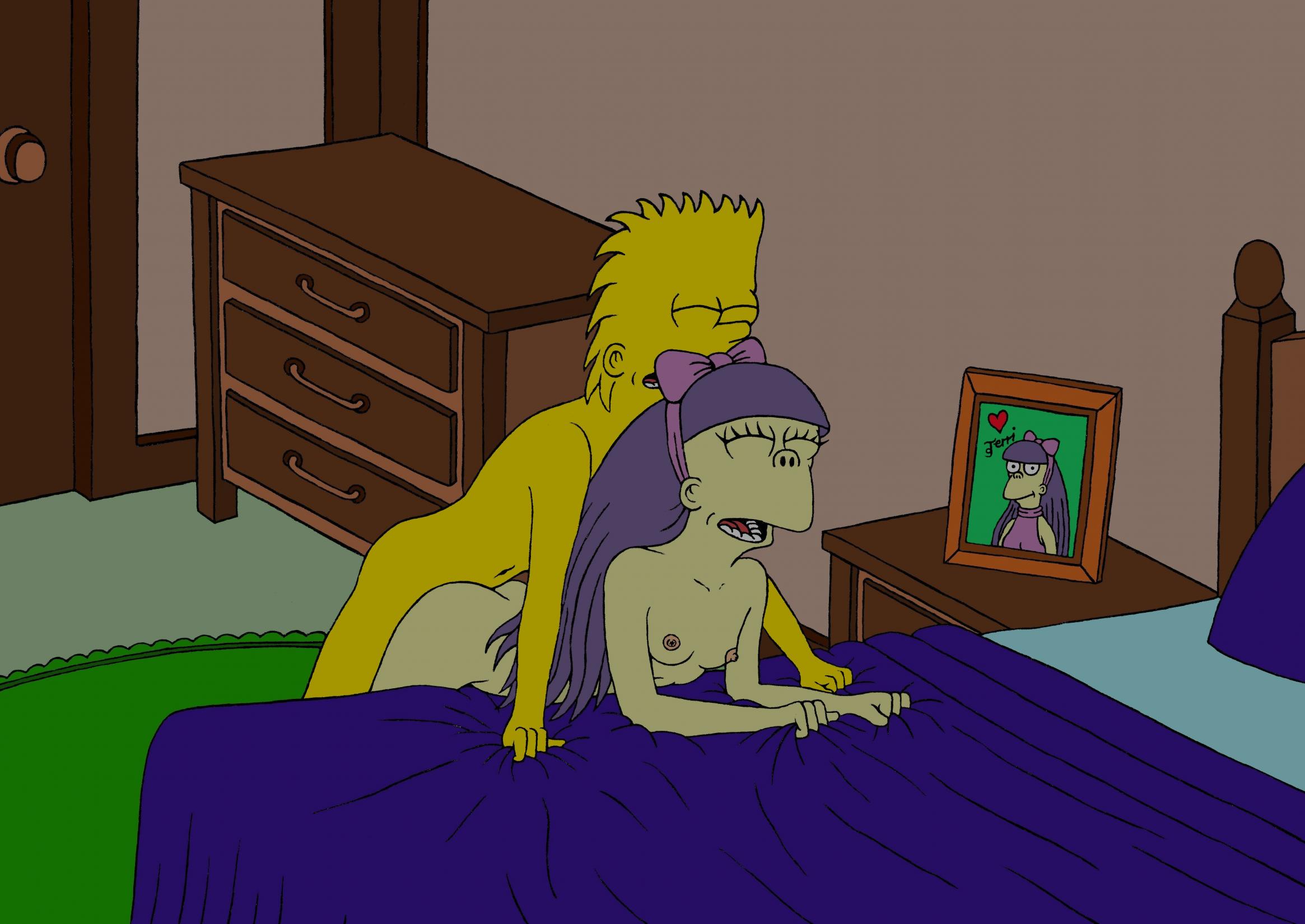 Simpsons porn sherri and terri