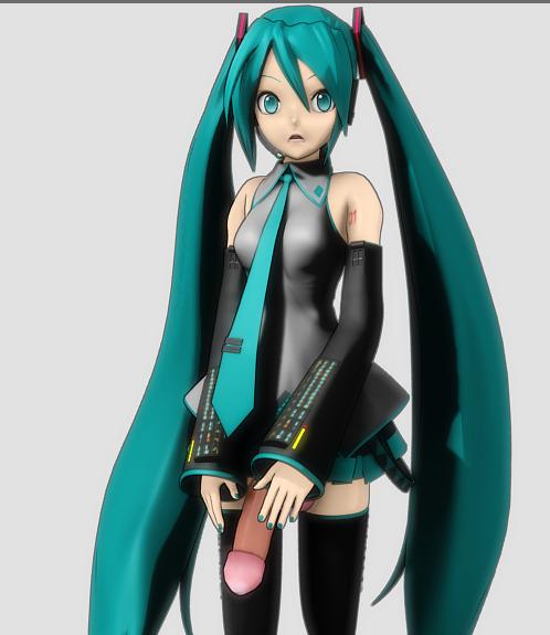Hatsune Miku Futanari