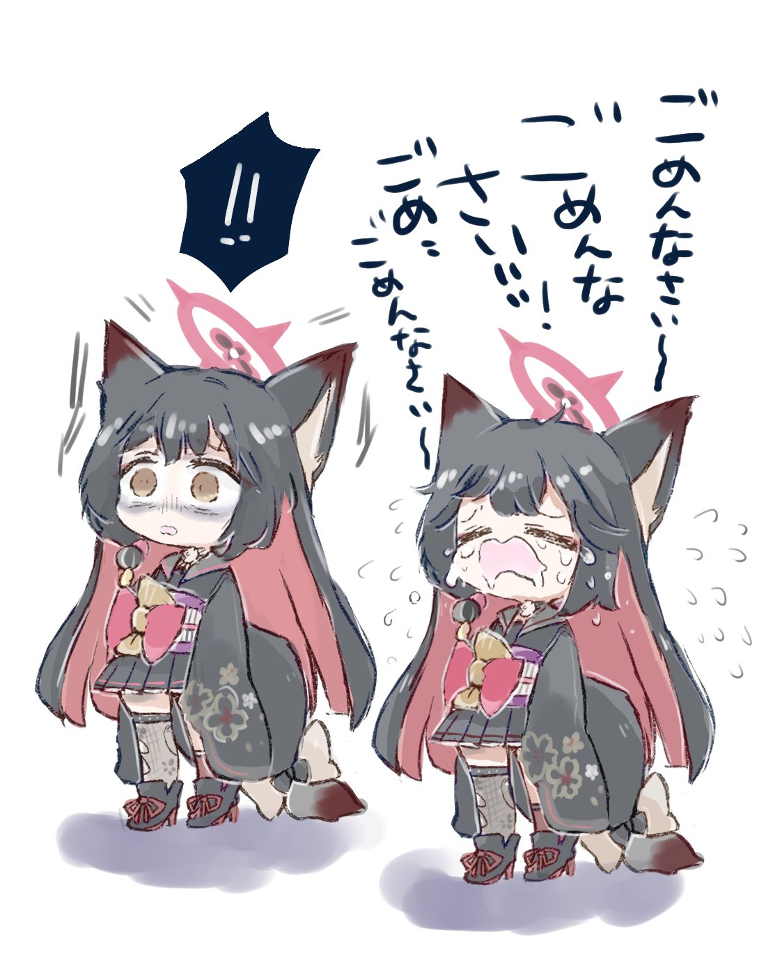 The Big ImageBoard (TBIB) 1girl animal ears asymmetrical legwear