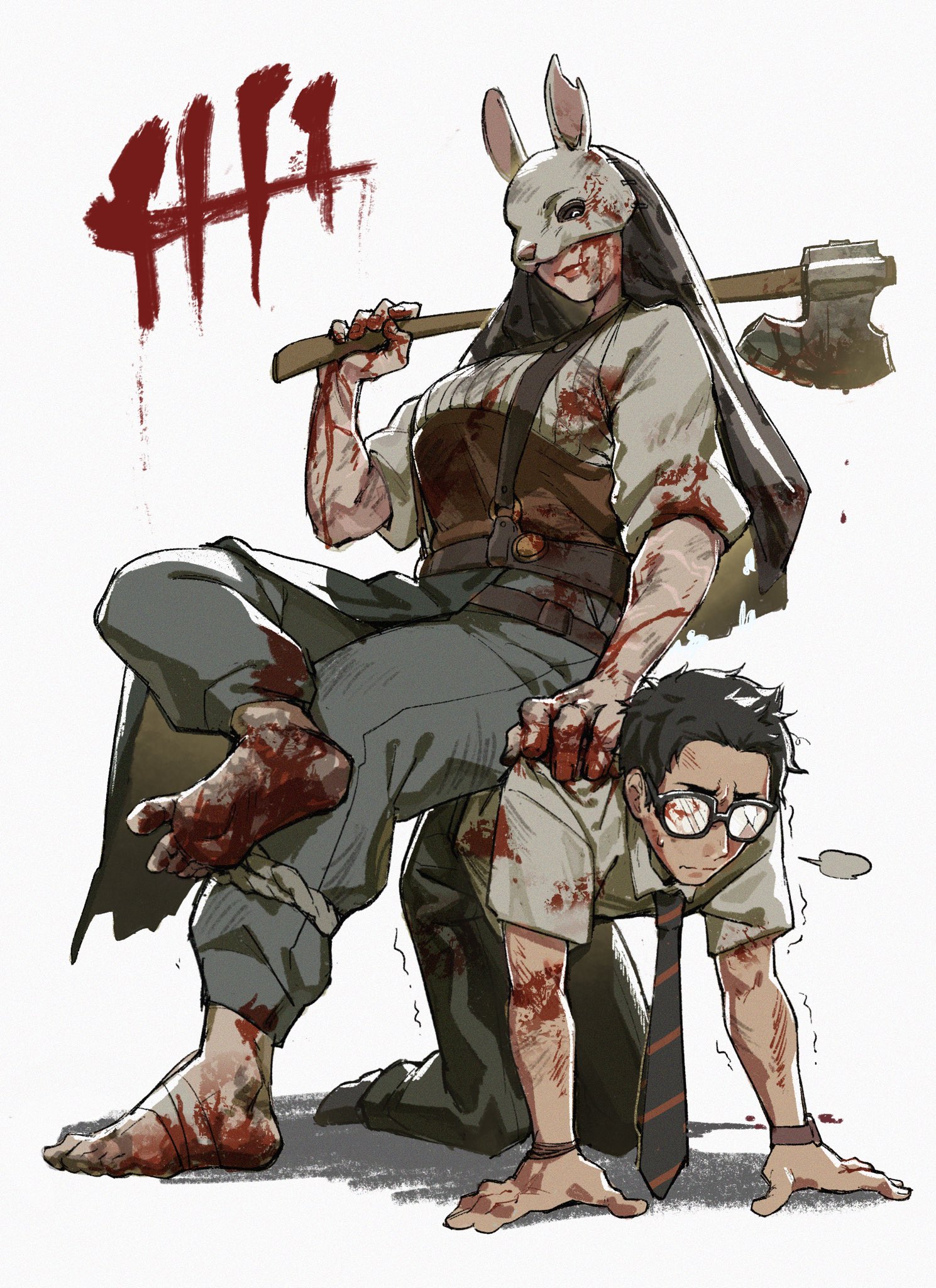 The Big ImageBoard (TBIB) - axe barefoot barley juice blood blood on ...