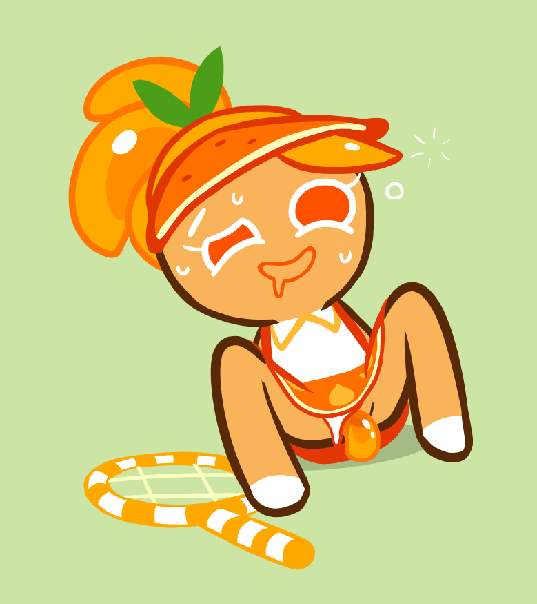 clothed clothing cookie_run drooling female flat_chested food food_creature...