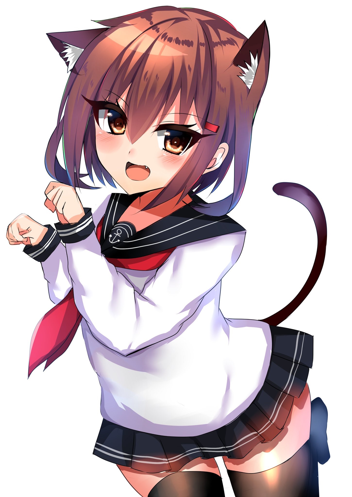 The Big ImageBoard (TBIB) - anchor symbol animal ears black legwear ...