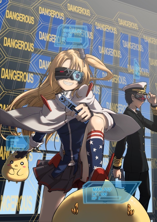 The Big ImageBoard (TBIB) - 1boy 1girl american flag legwear artist ...