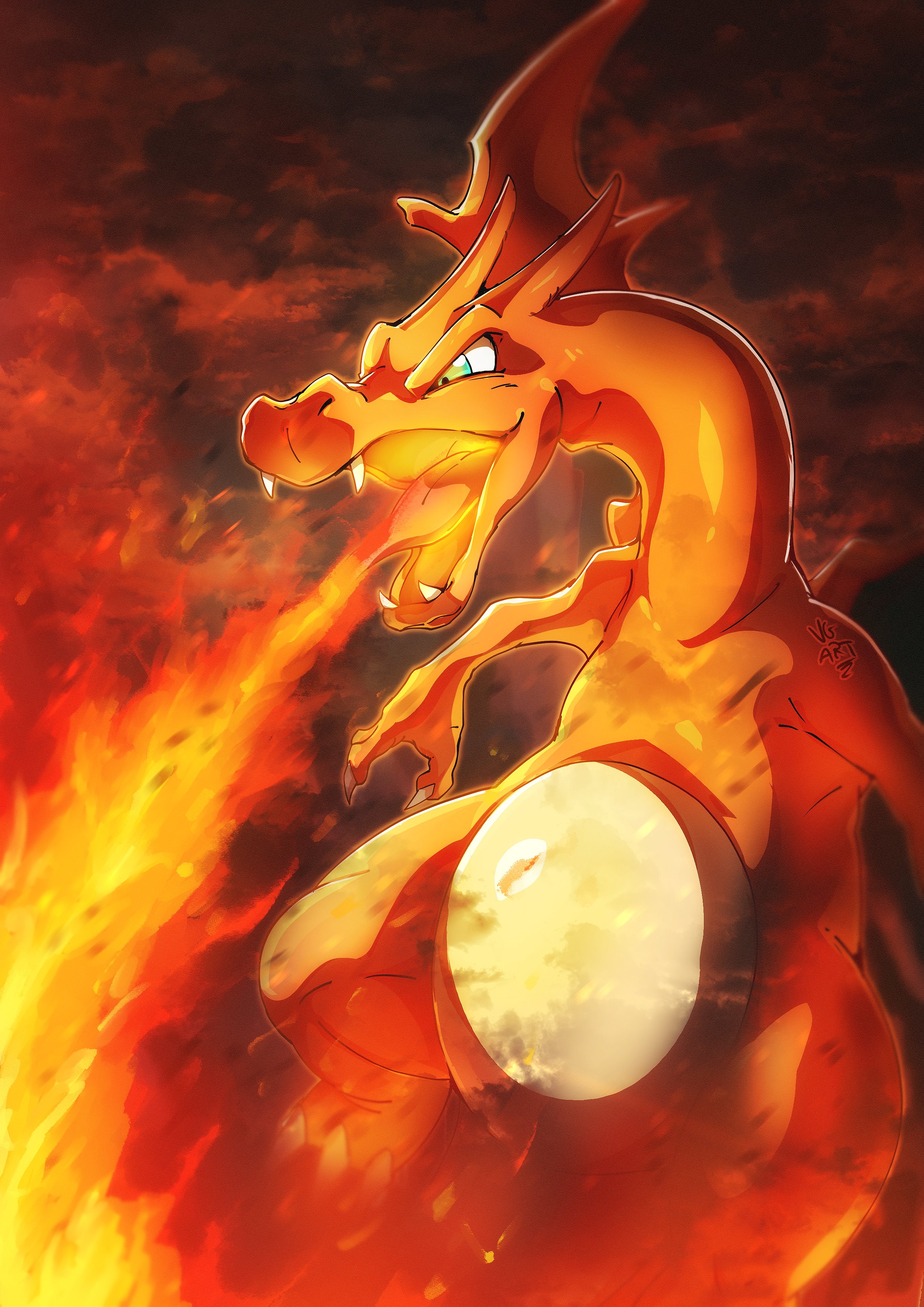 The Big ImageBoard (TBIB) - absurdres breath weapon breathing fire ...