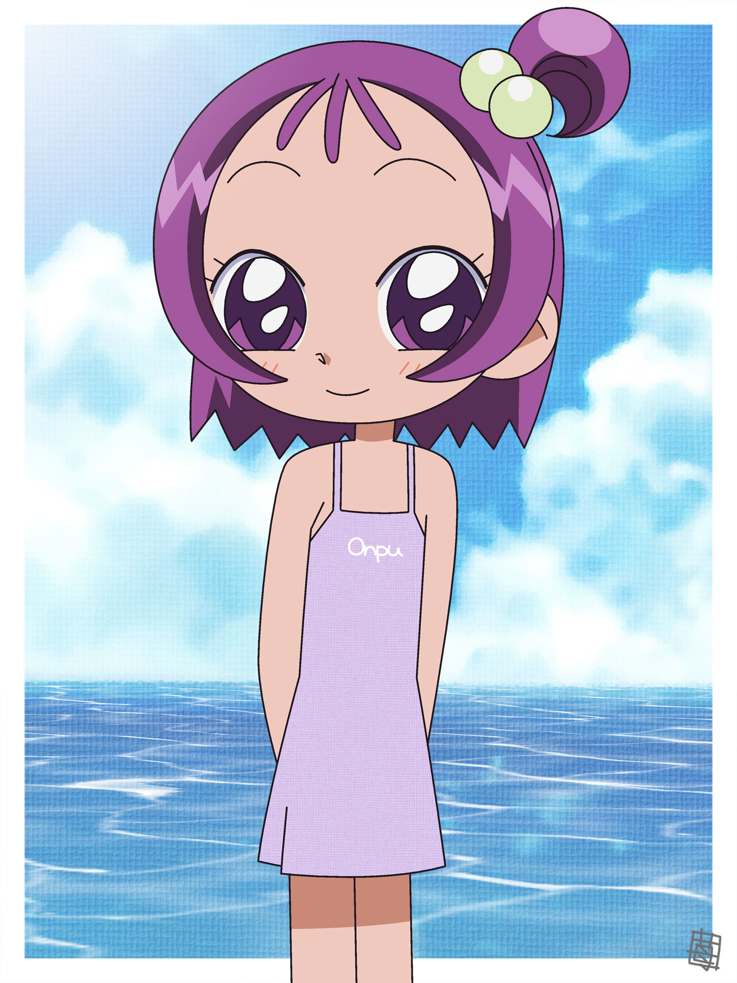 The Big ImageBoard (TBIB) - child hatomugisan ojamajo doremi purple