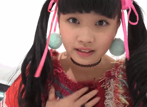 The Big Imageboard Tbib 1girl Animated Animated Asian Black Hair Finger Idol Japanese 