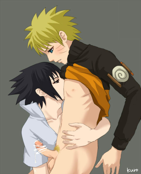 breast_sucking breasts dripping erection hug kuroiso male male_focus male_o...