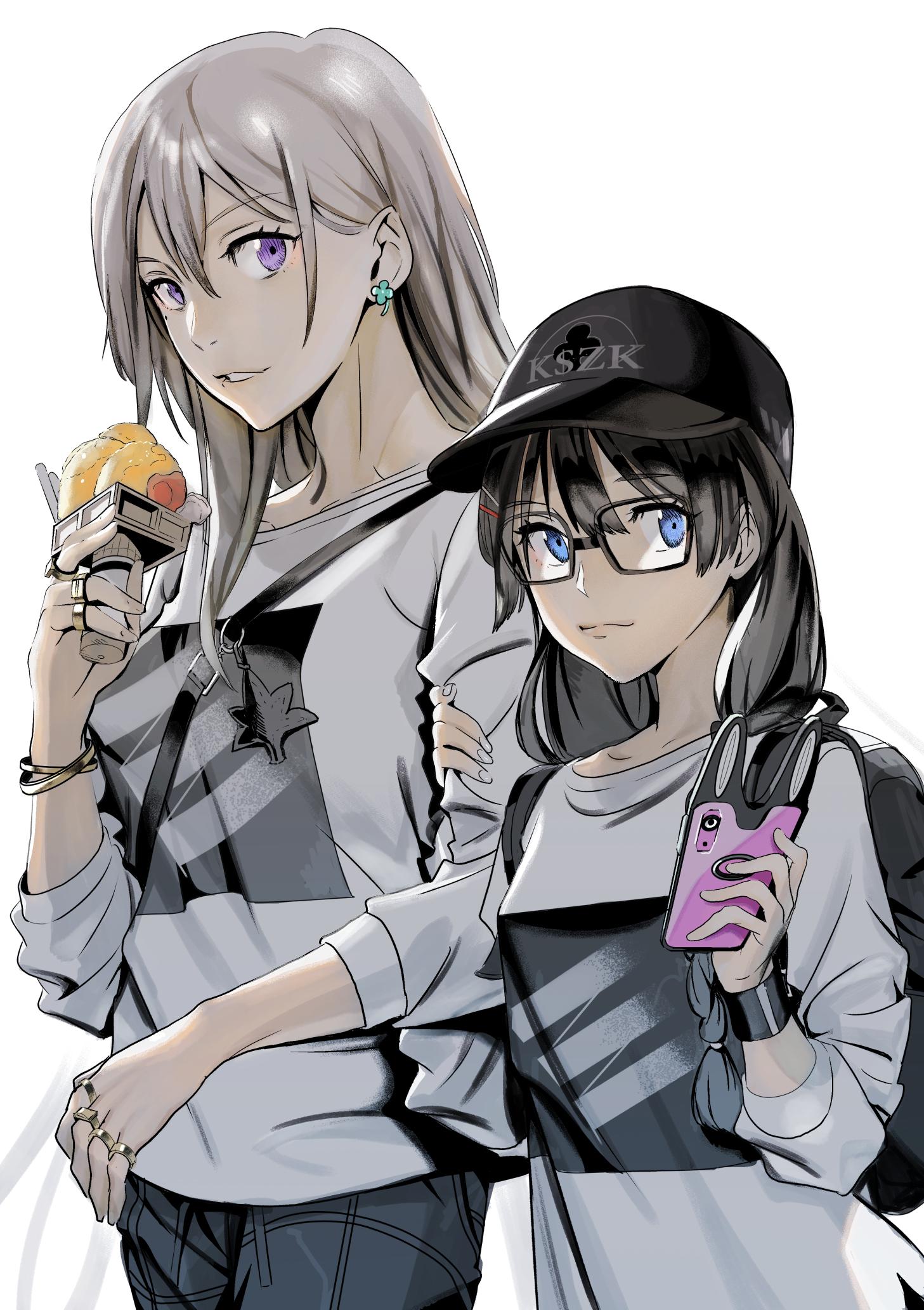 The Big ImageBoard (TBIB) - 2girls bad id bad twitter id black hair ...