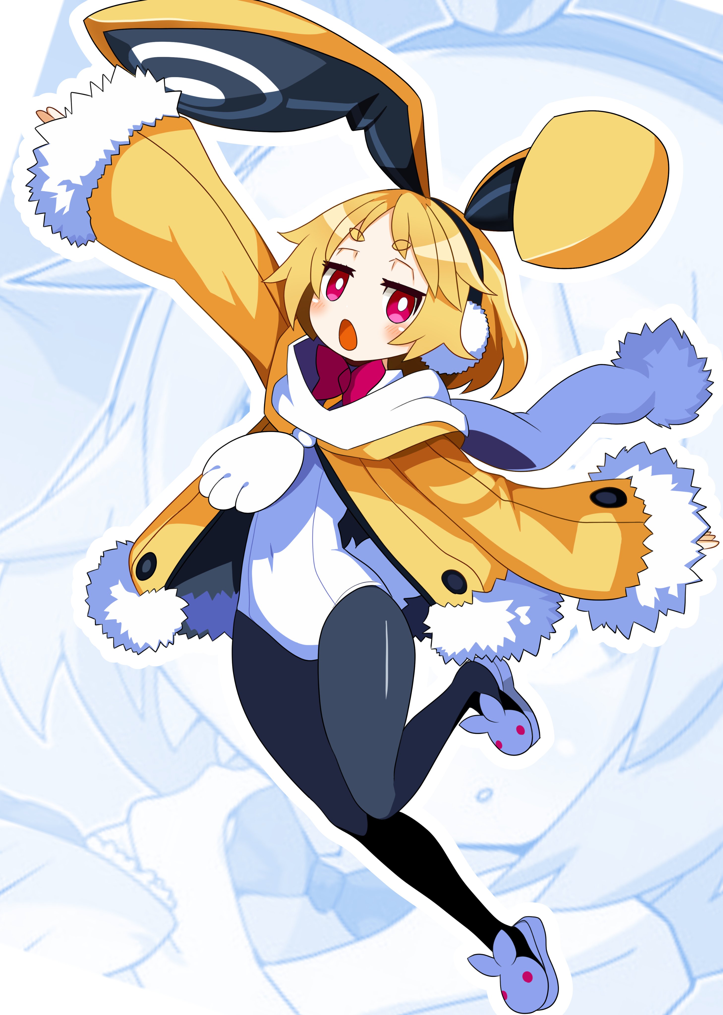The Big ImageBoard (TBIB) - 1girl absurdres animal ears animal slippers ...