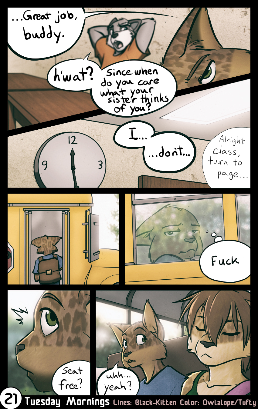 Wednesday Mornings Furry Comic