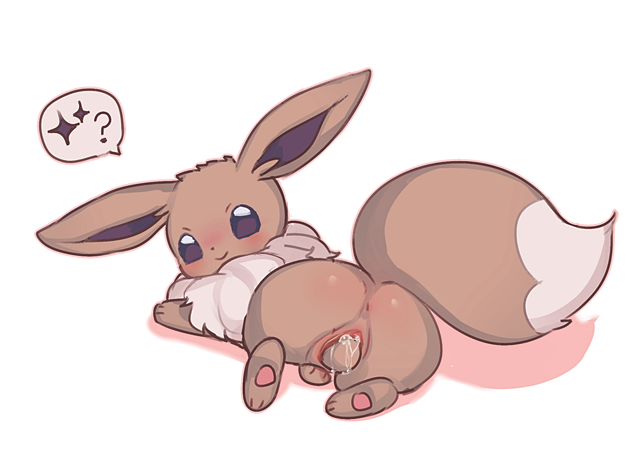 3_toes ? anus bodily_fluids butt chest_tuft dipstick_tail eevee egg female ...
