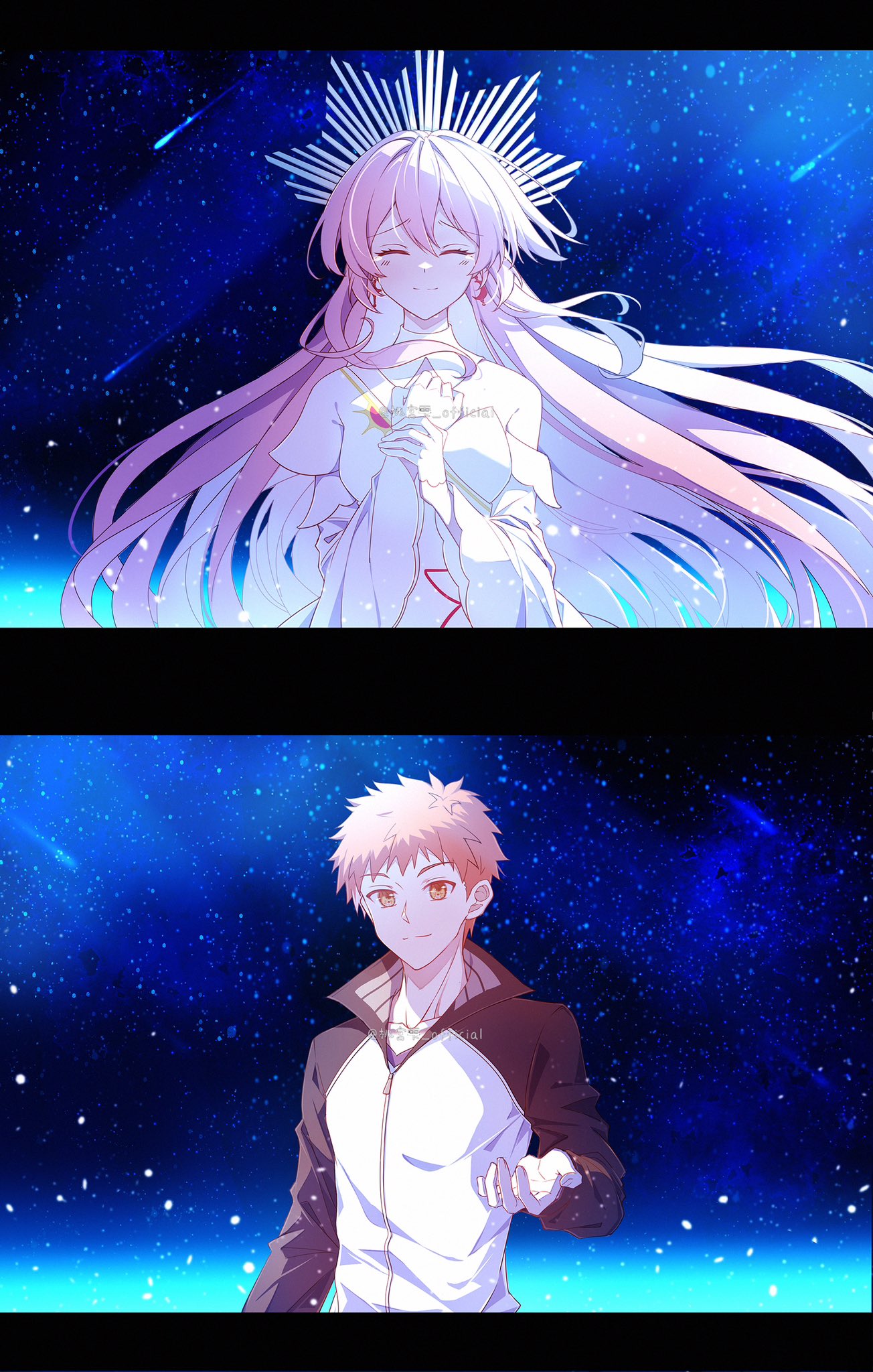 The Big ImageBoard (TBIB) - 1boy 1girl black jacket blush dress emiya ...