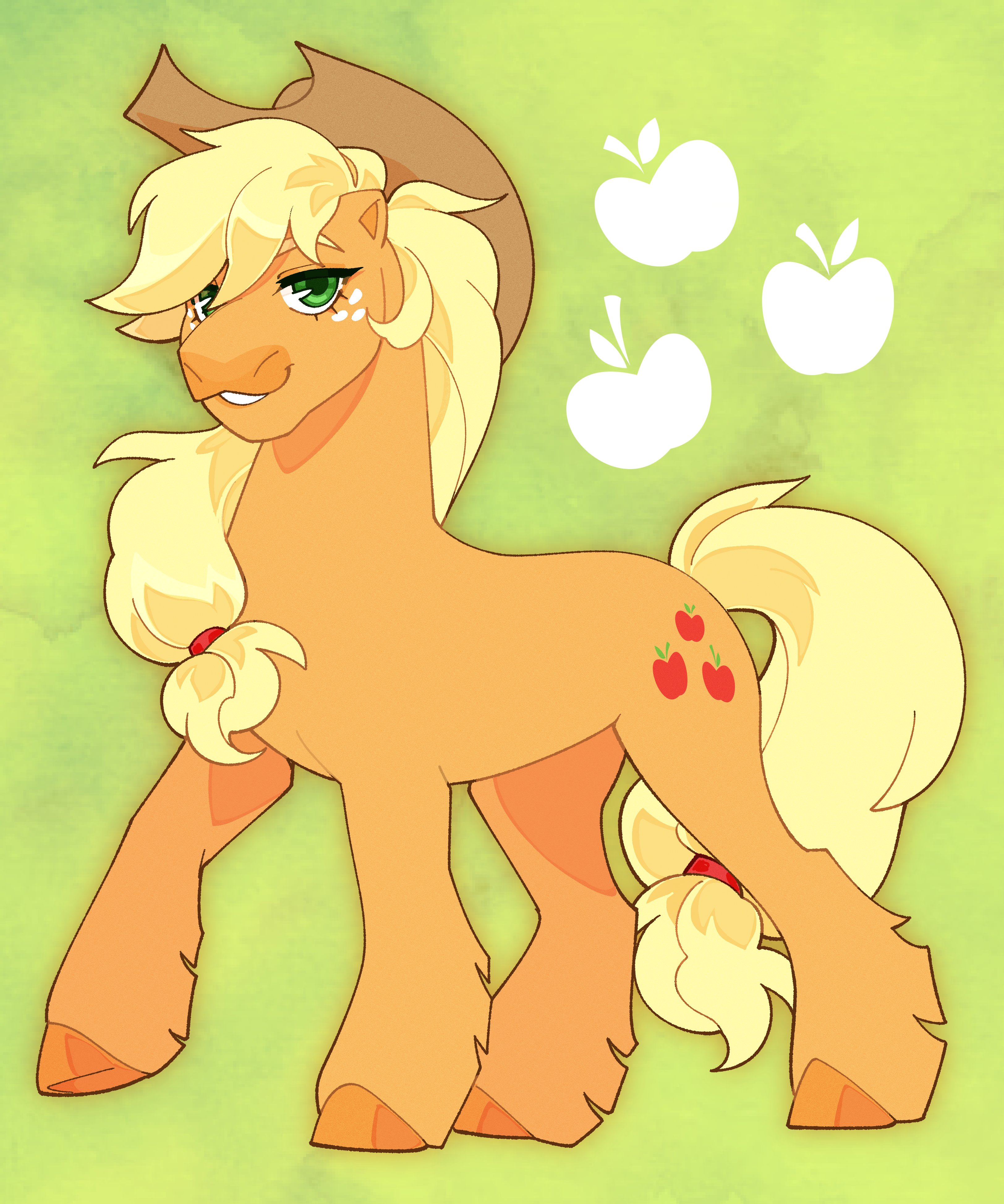 The Big ImageBoard (TBIB) - absurdres applejack blonde hair cowboy hat ...