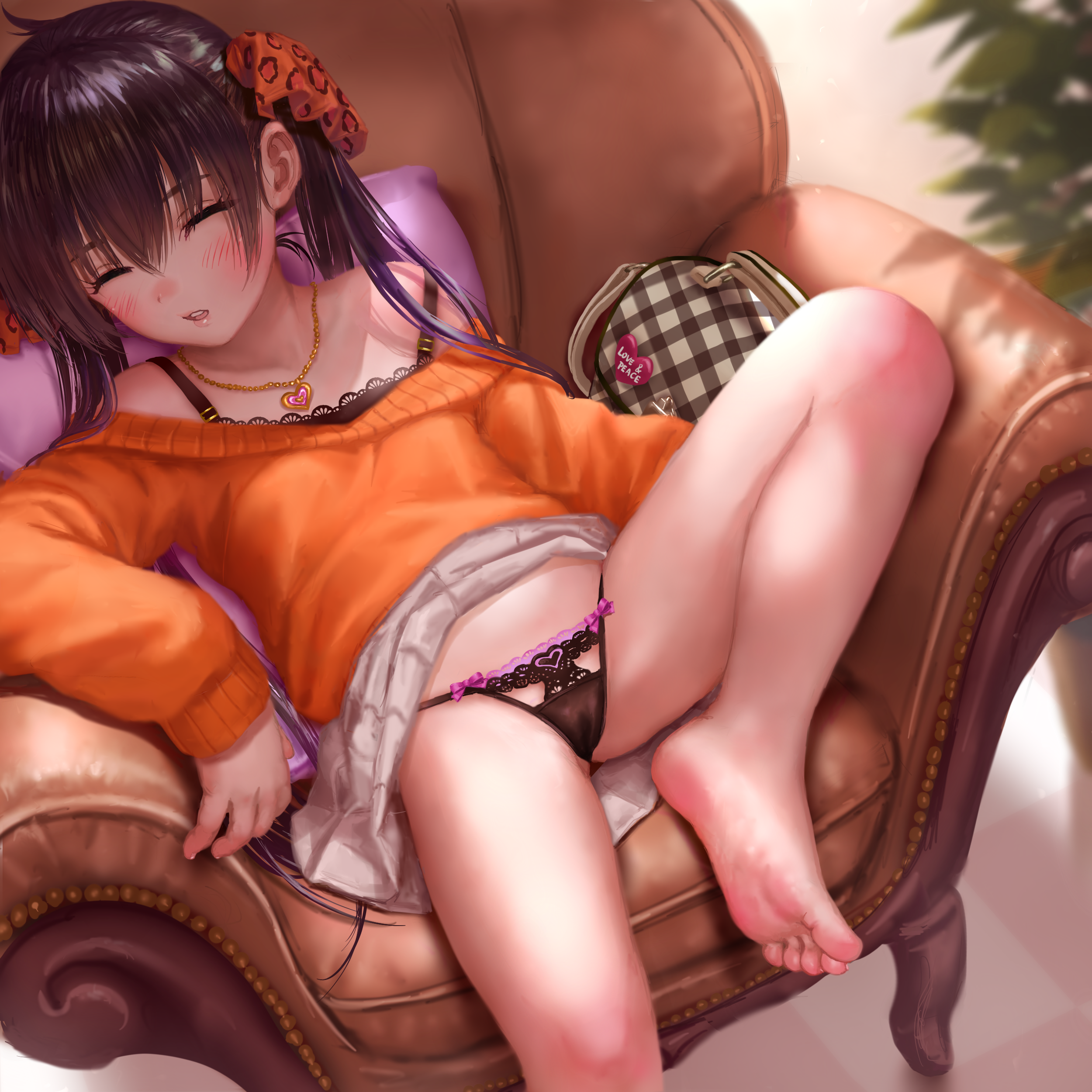 The Big ImageBoard (TBIB) - 1girl absurdres asakuraf bag bangs bare ...