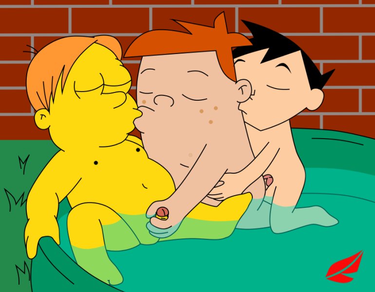 Studenten Taetowierte Cartoon Sexorgie