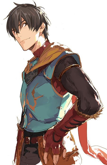 The Big ImageBoard (TBIB) - 1boy arash (fate) armor bangs black eyes ...