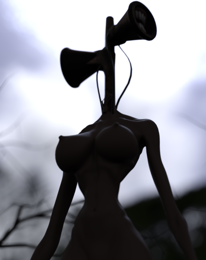 (artwork) female forest forsaken(artist) low-angle_view nipples siren(appar...