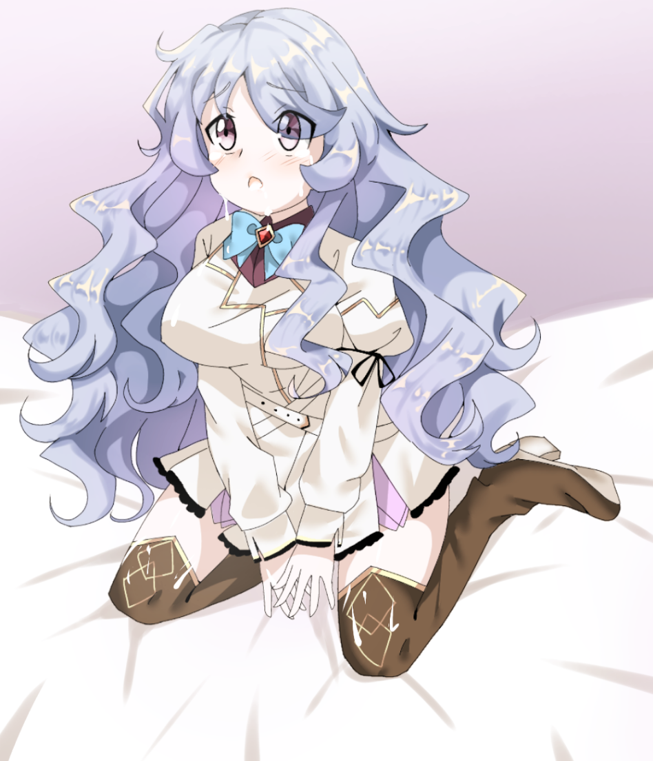 artist_name ass bed beyblade beyblade:burst blue_hair blush boots breasts c...