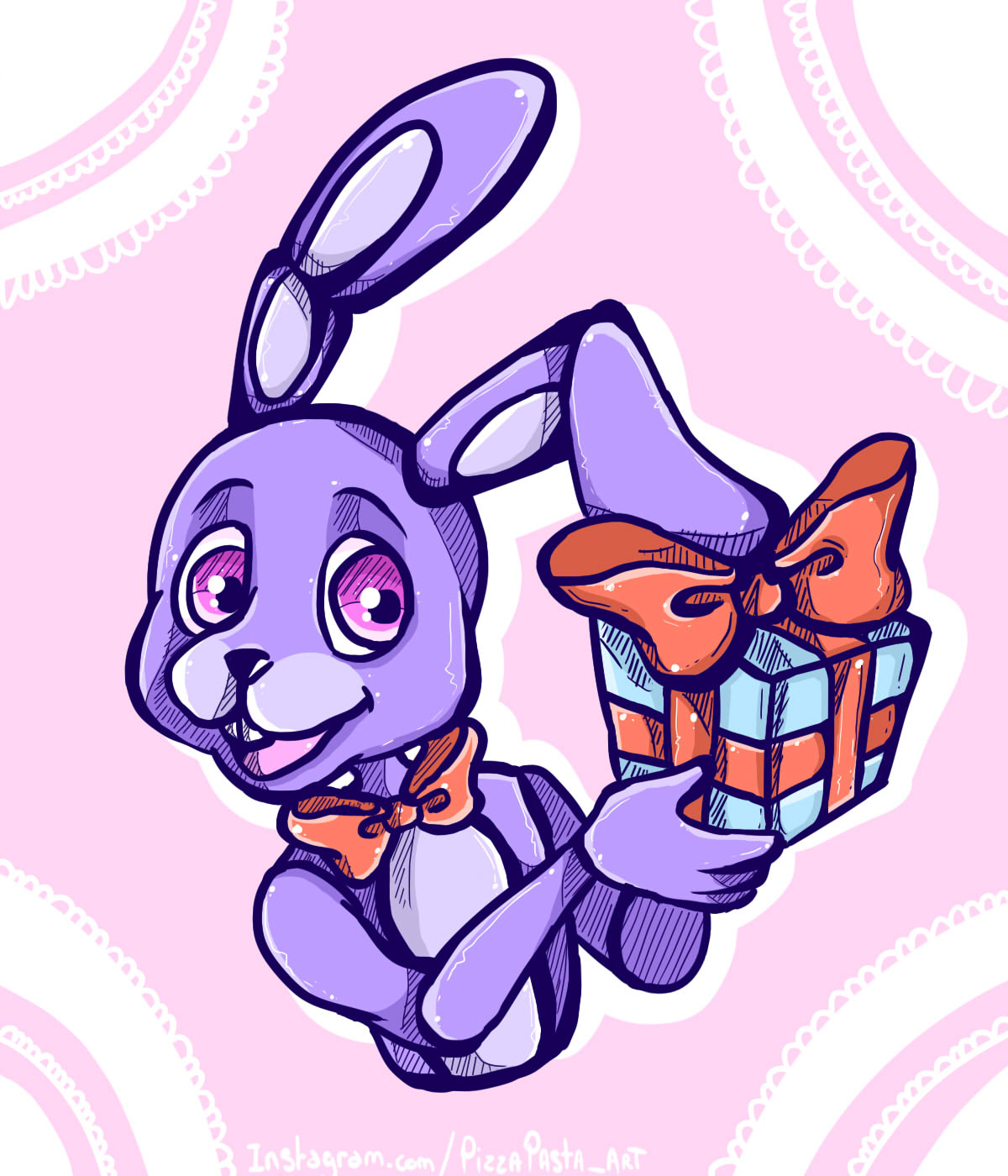 Fnaf Pink Rabbit The Big ImageBoard (TBIB) - 2019 animatronic black nose bonnie (fnaf ...