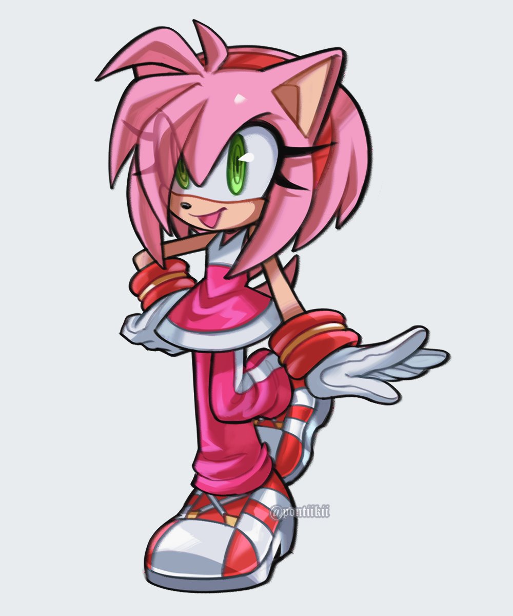 The Big ImageBoard (TBIB) - 1girl amy rose amy rose (riders) animal ...