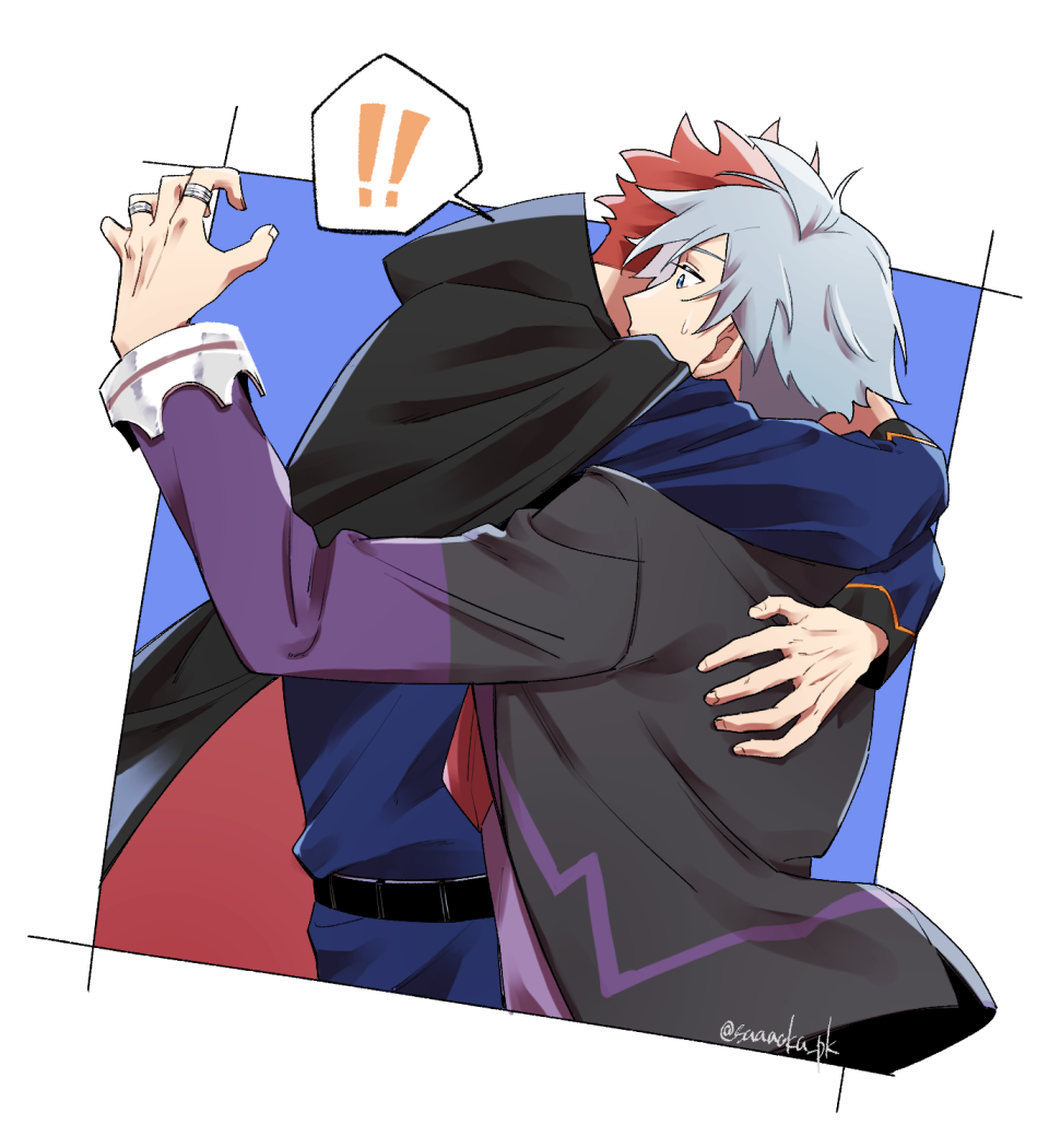 The Big ImageBoard (TBIB) ! !! 2boys bangs belt black belt black cape