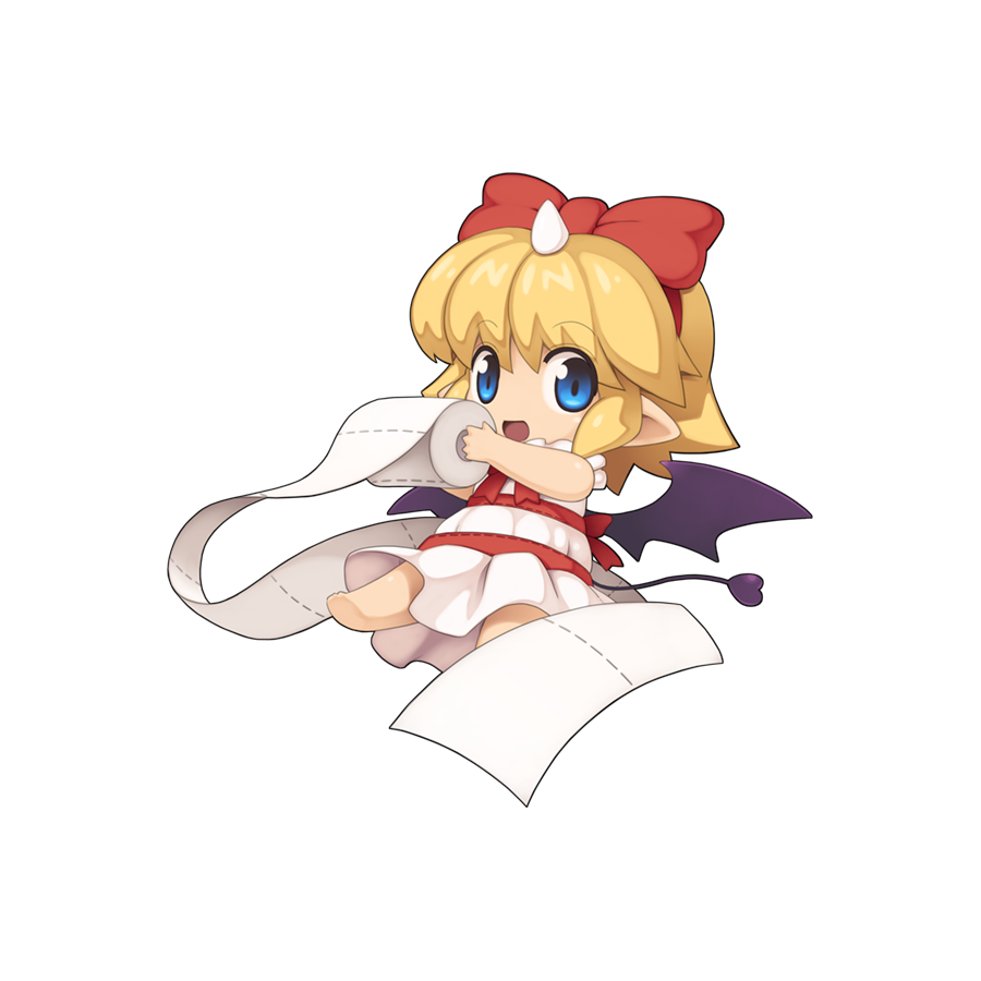 The Big ImageBoard (TBIB) - 1girl :d barefoot blonde hair blue eyes bow ...