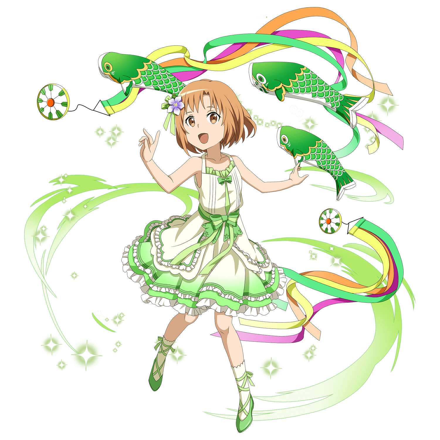 The Big ImageBoard (TBIB) - 1girl :d aged down ankle ribbon asuna (sao ...