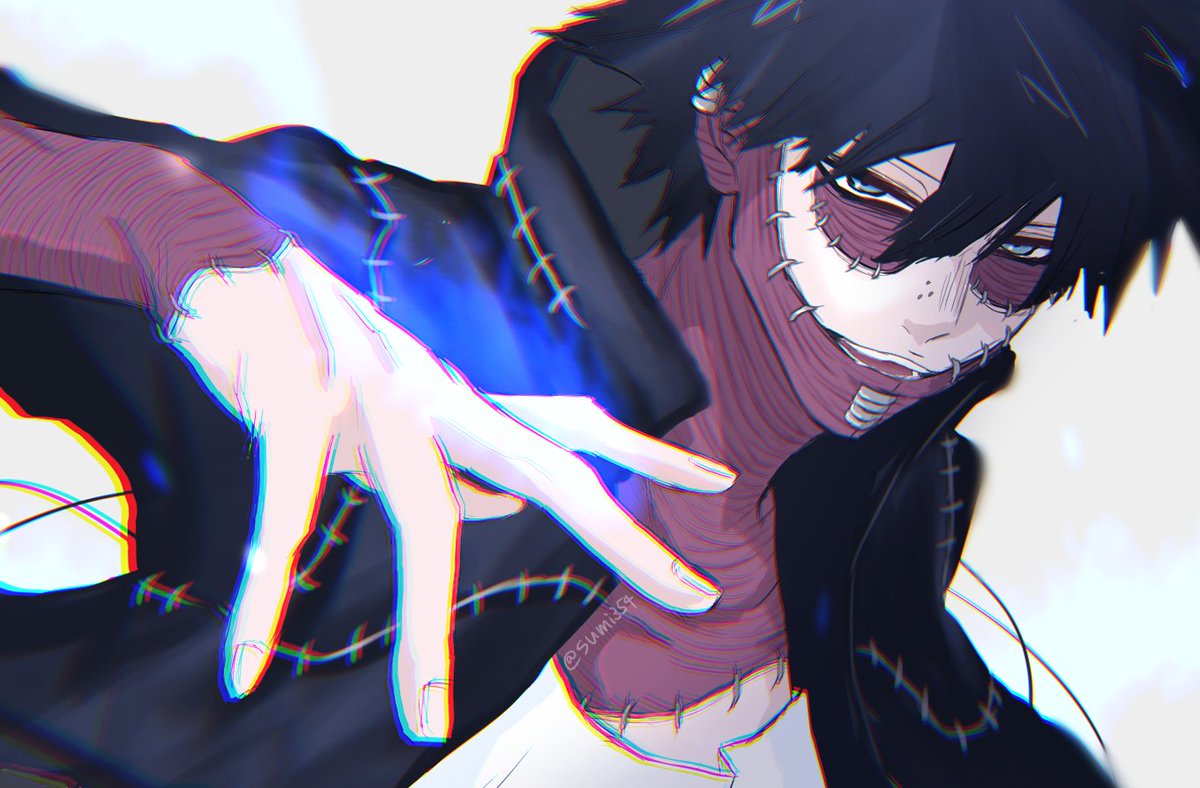The Big ImageBoard (TBIB) - 1boy black hair black jacket blue fire boku ...