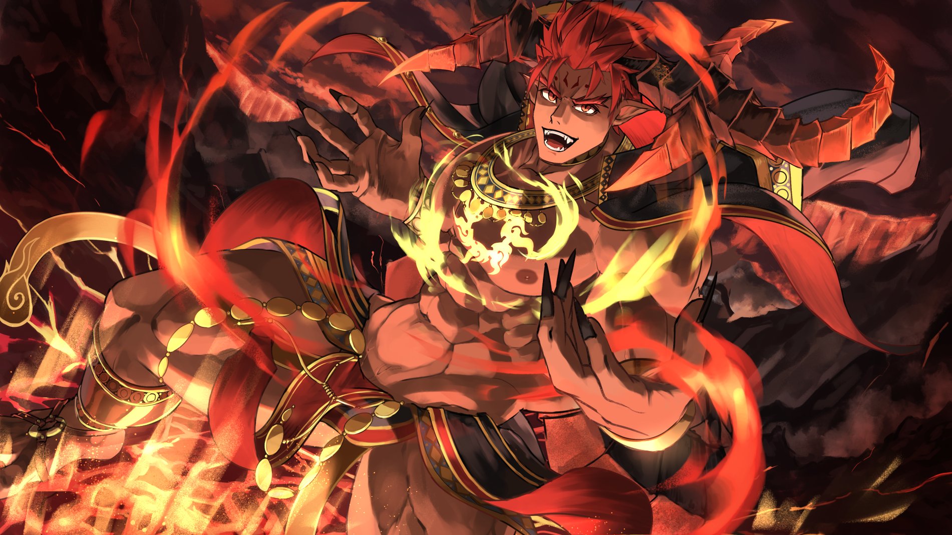 The Big ImageBoard (TBIB) - 1boy abs bara bare pectorals bellsaltr ...