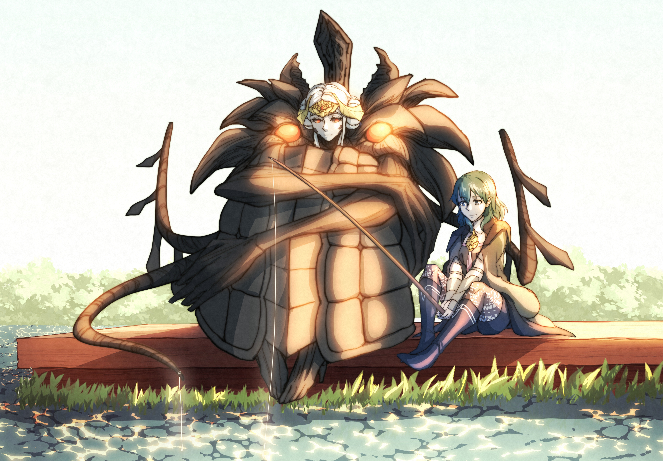 The Big ImageBoard (TBIB) - 2girls bush byleth (female) (fire emblem ...