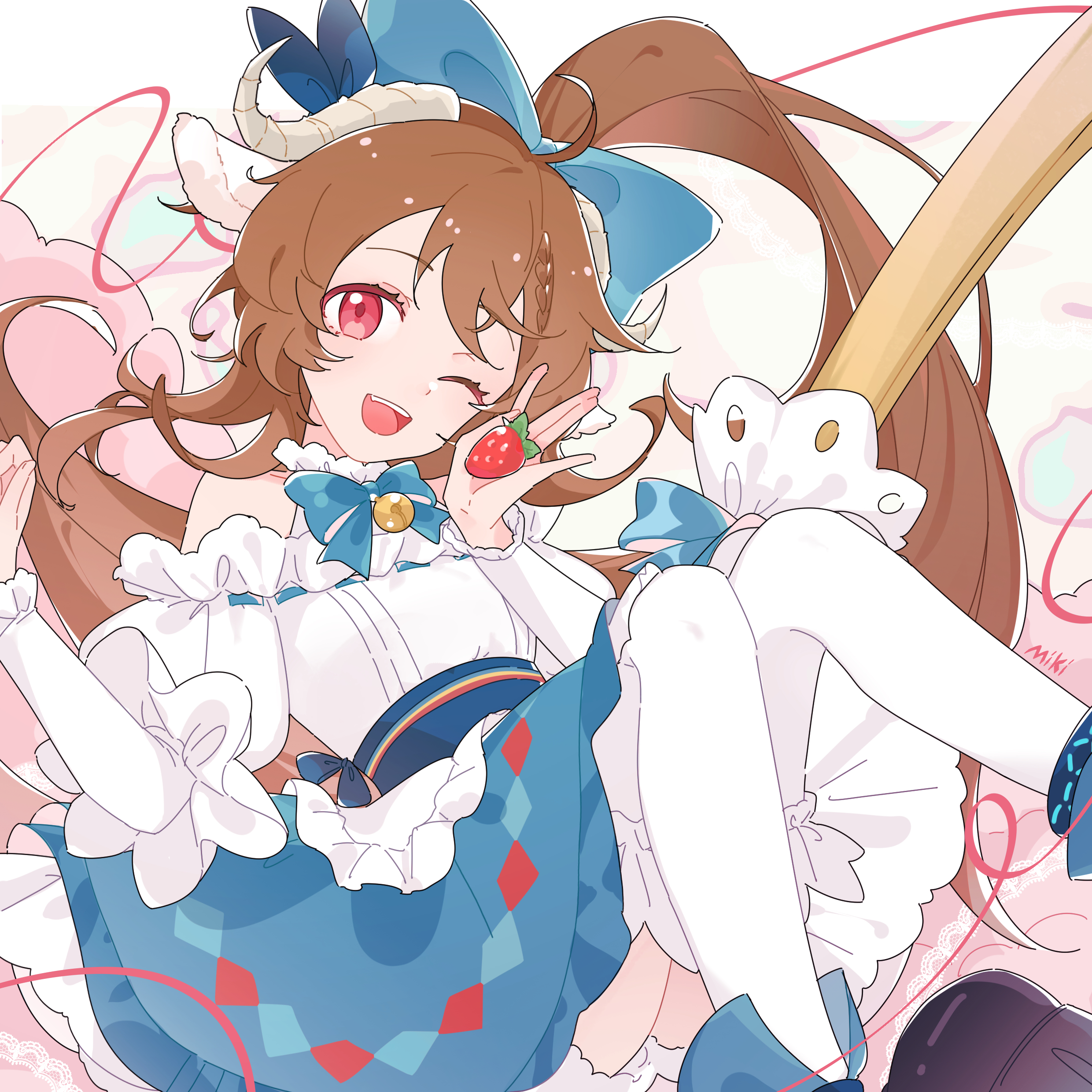 The Big ImageBoard (TBIB) 1girl ;d absurdres animal ears arknights