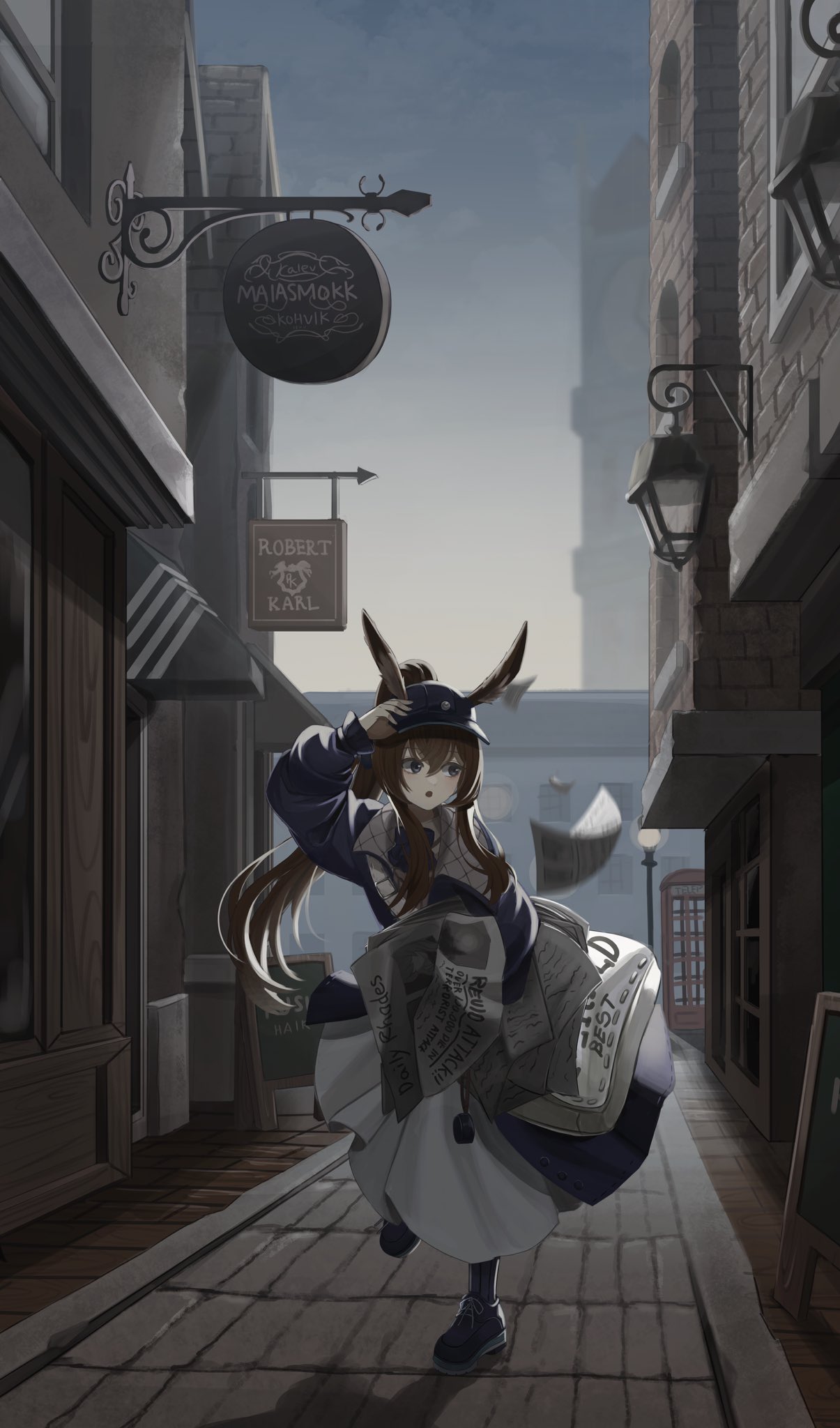 The Big ImageBoard (TBIB) 1girl o adjusting clothes adjusting