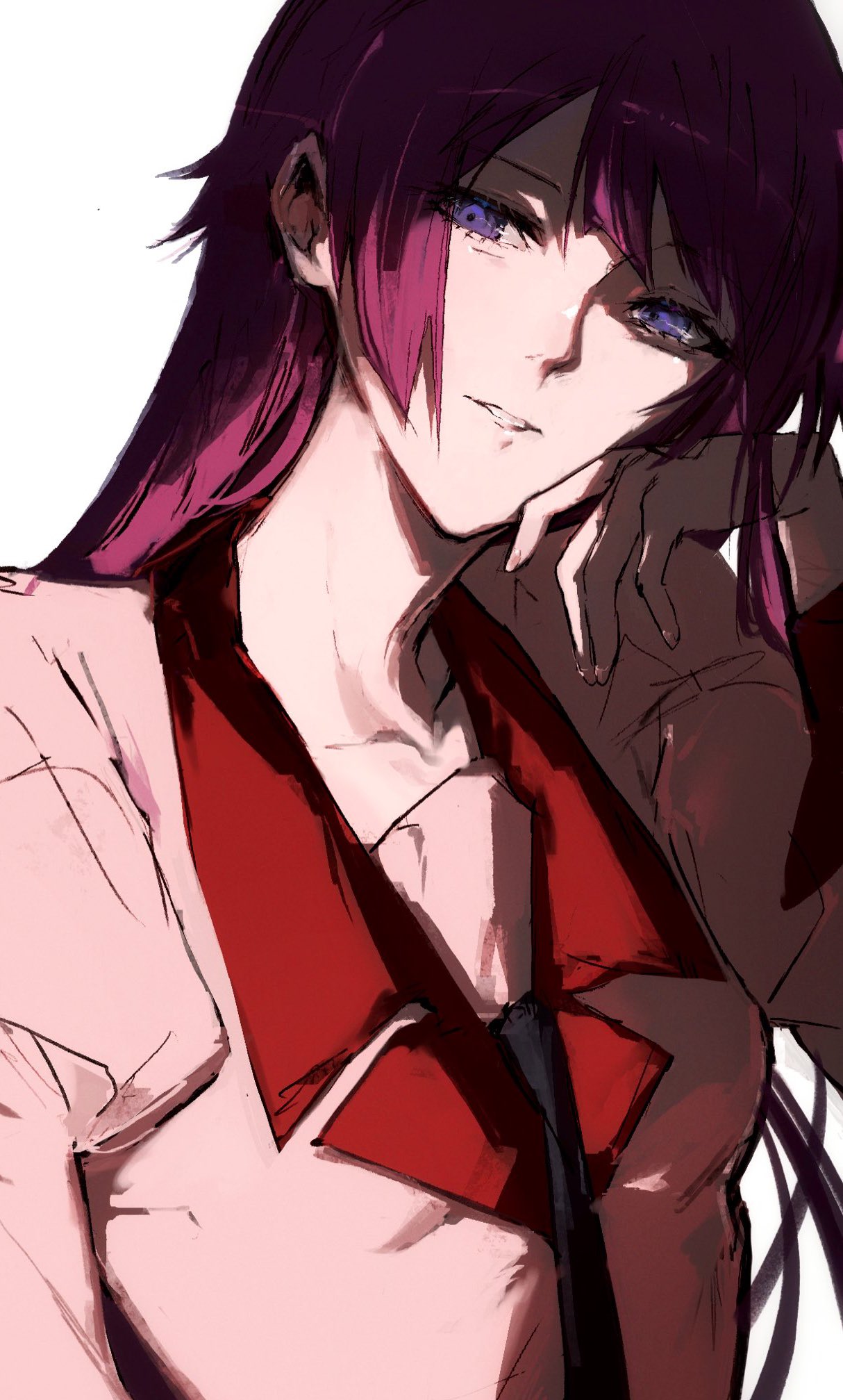 The Big ImageBoard (TBIB) - 1girl bakemonogatari black necktie blue ...