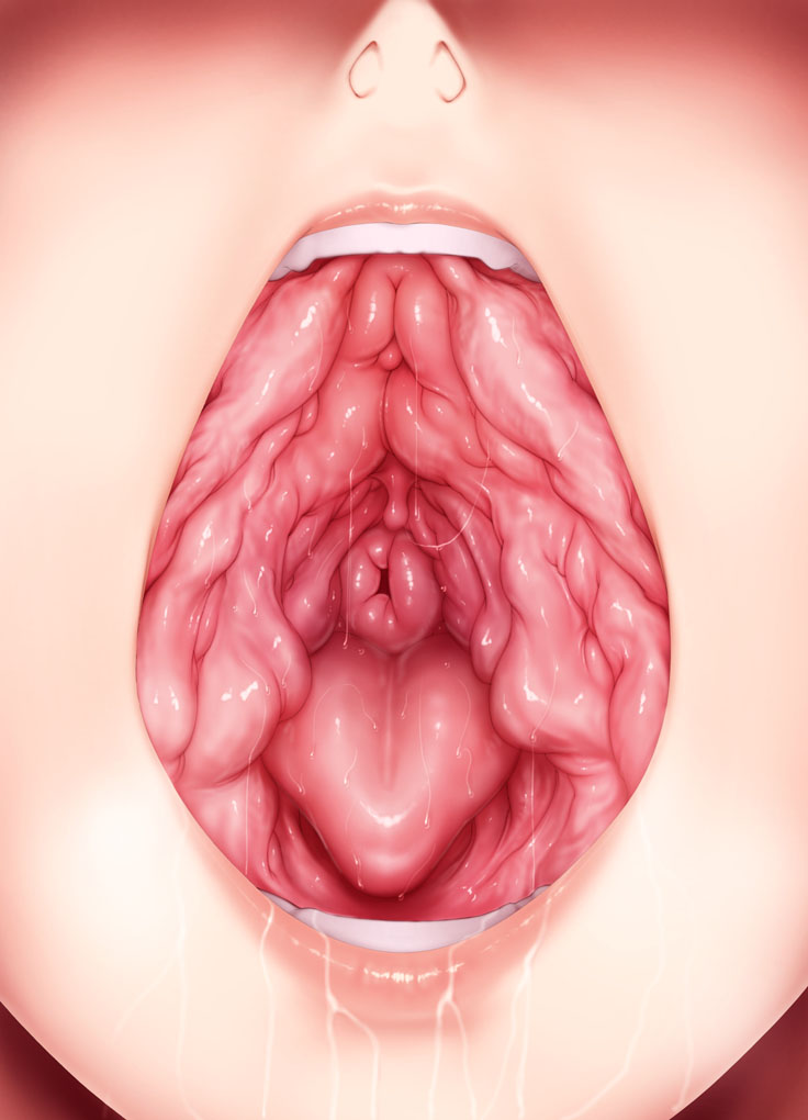The Big ImageBoard (TBIB) - cervix haniwa-dako mouth open mouth parody puss...