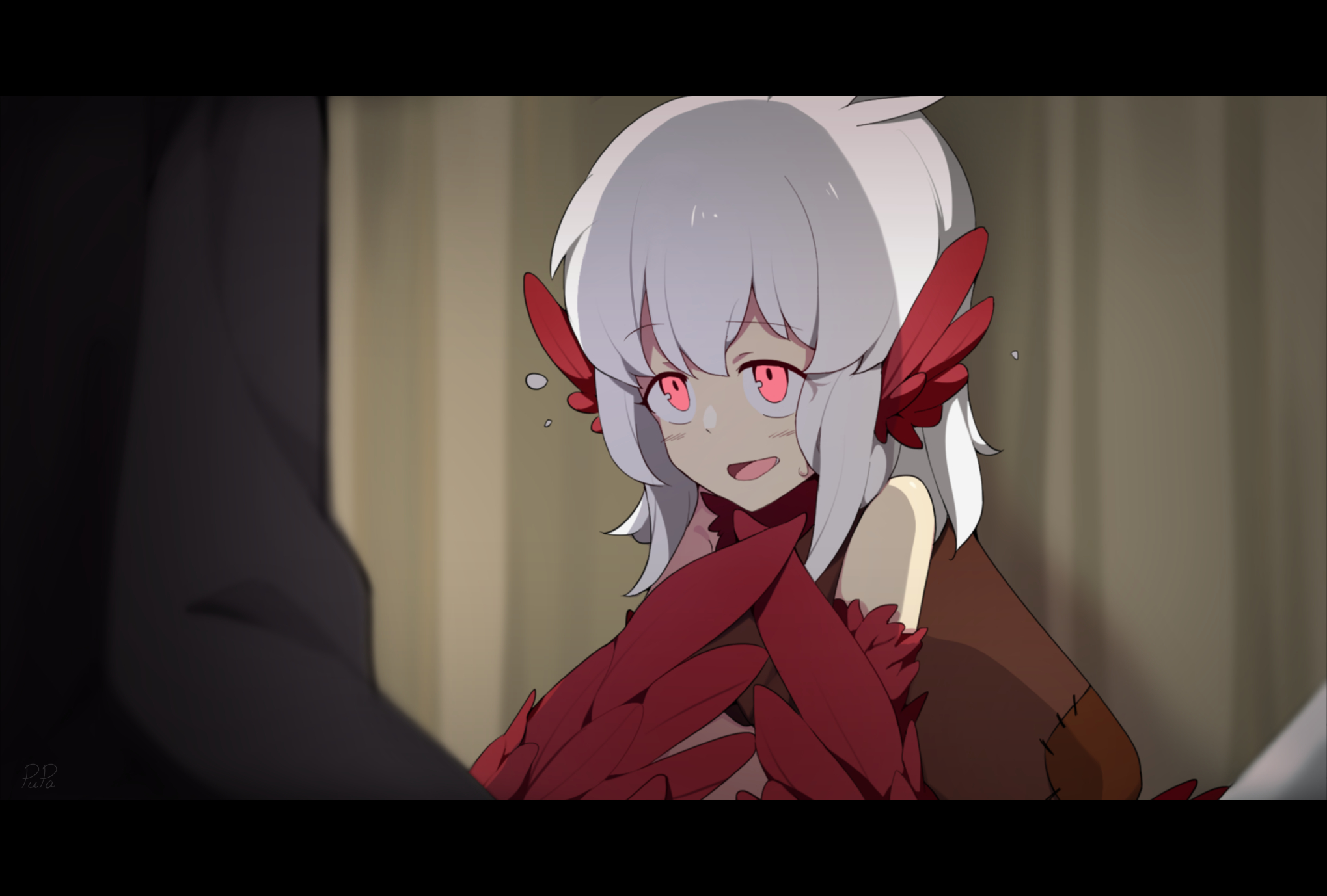 The Big ImageBoard (TBIB) - 1girl animal ears bird ears black souls ...