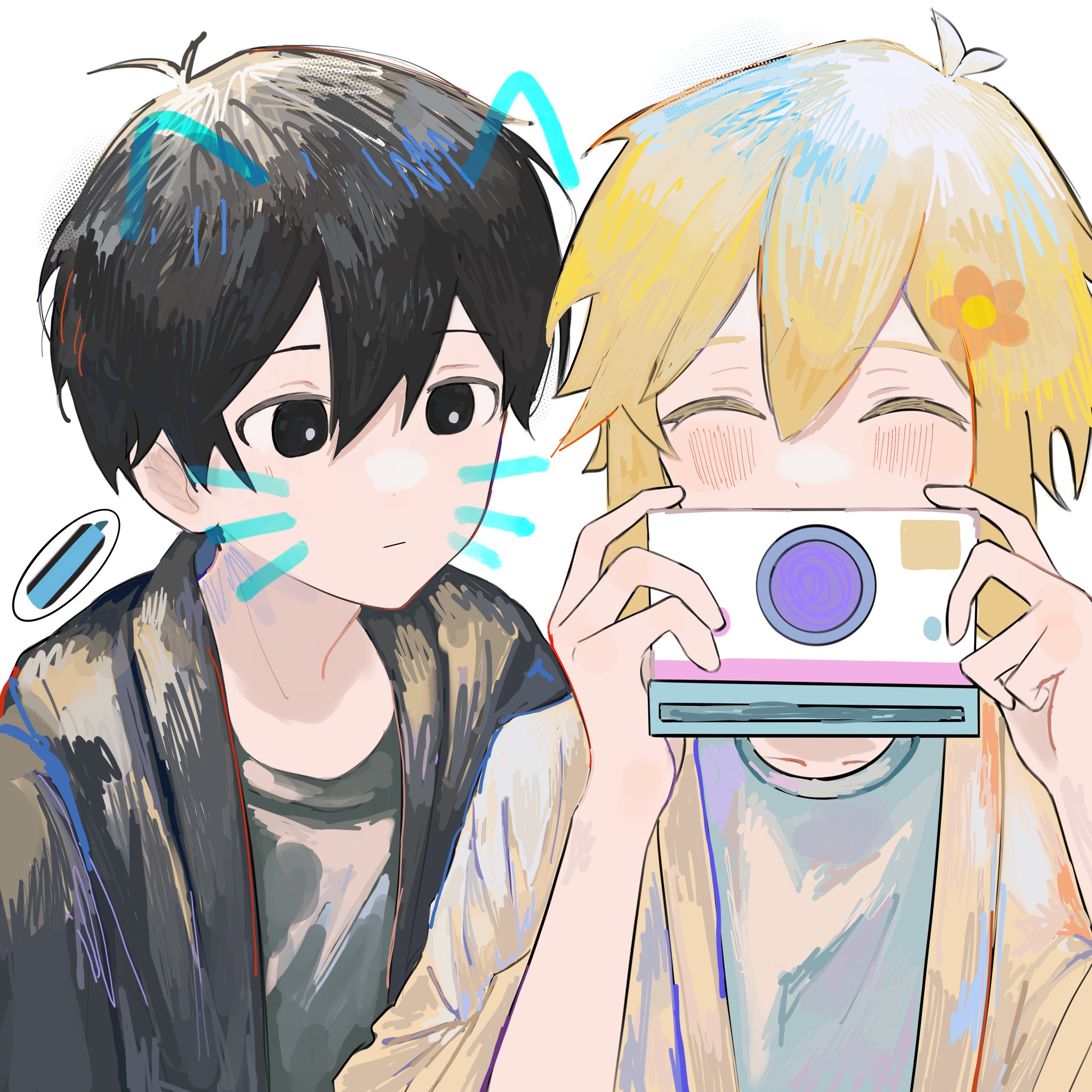 The Big ImageBoard (TBIB) - 2boys basil (faraway) (omori) basil (omori ...