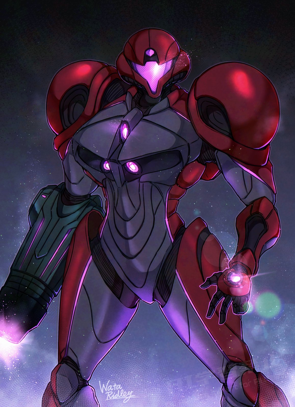 The Big ImageBoard (TBIB) - 1girl arm cannon armor assault visor ...