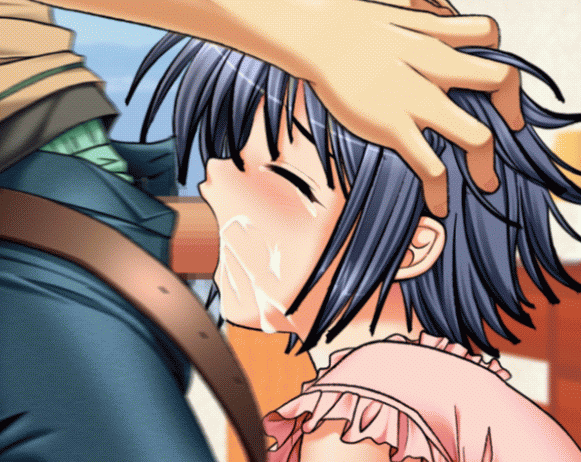 animated animated_gif blush censored character_request cum cum_in_mouth dar...