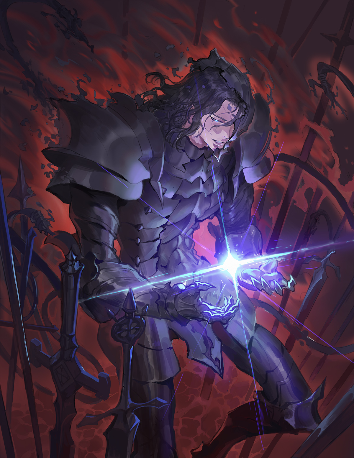 The Big ImageBoard (TBIB) - 1boy armor berserker (fate/zero) black ...