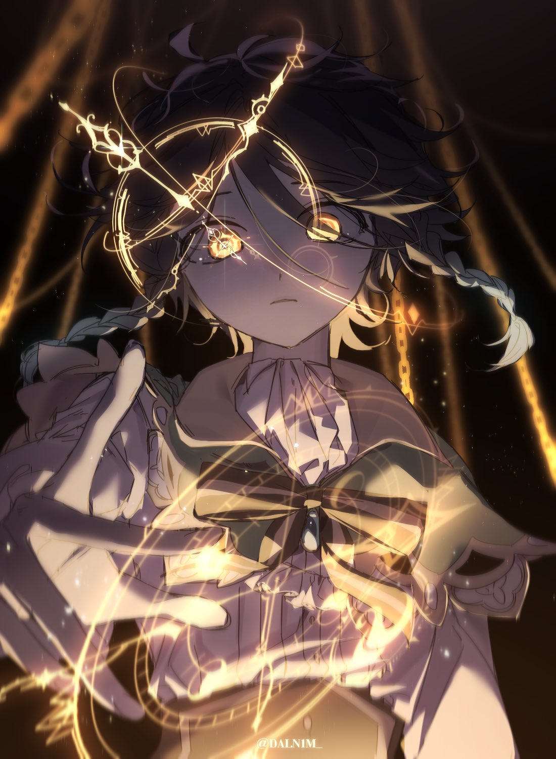 The Big ImageBoard (TBIB) 1boy arm up artist name black background