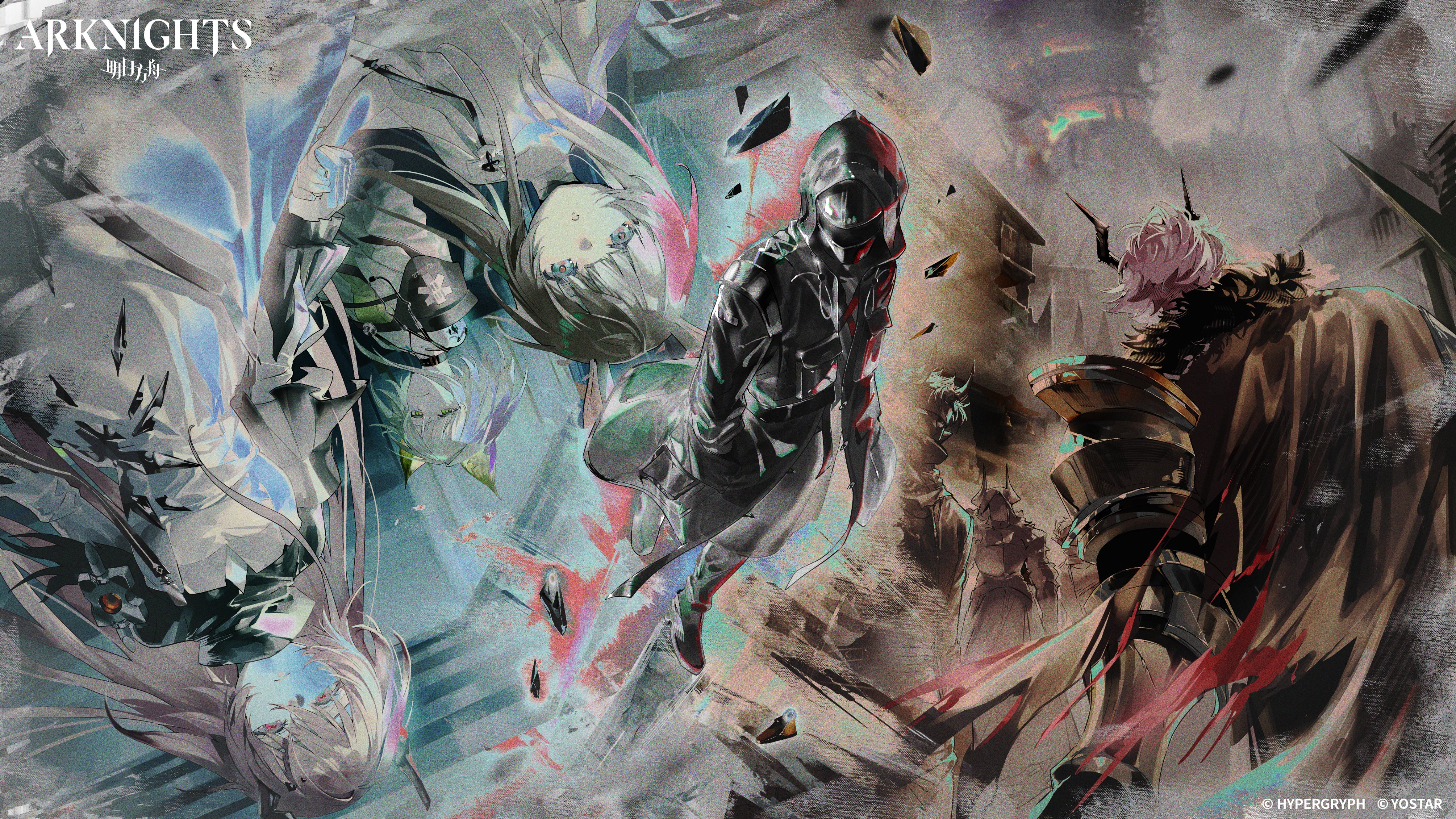 The Big ImageBoard (TBIB) 1boy 1other 3girls absurdres amiya