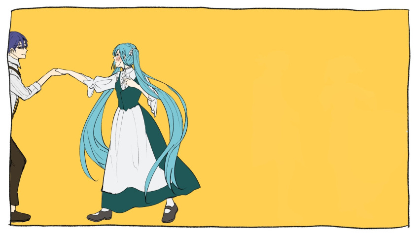 The Big ImageBoard (TBIB) - 1boy 1girl adam moonlit blue eyes blue hair ...