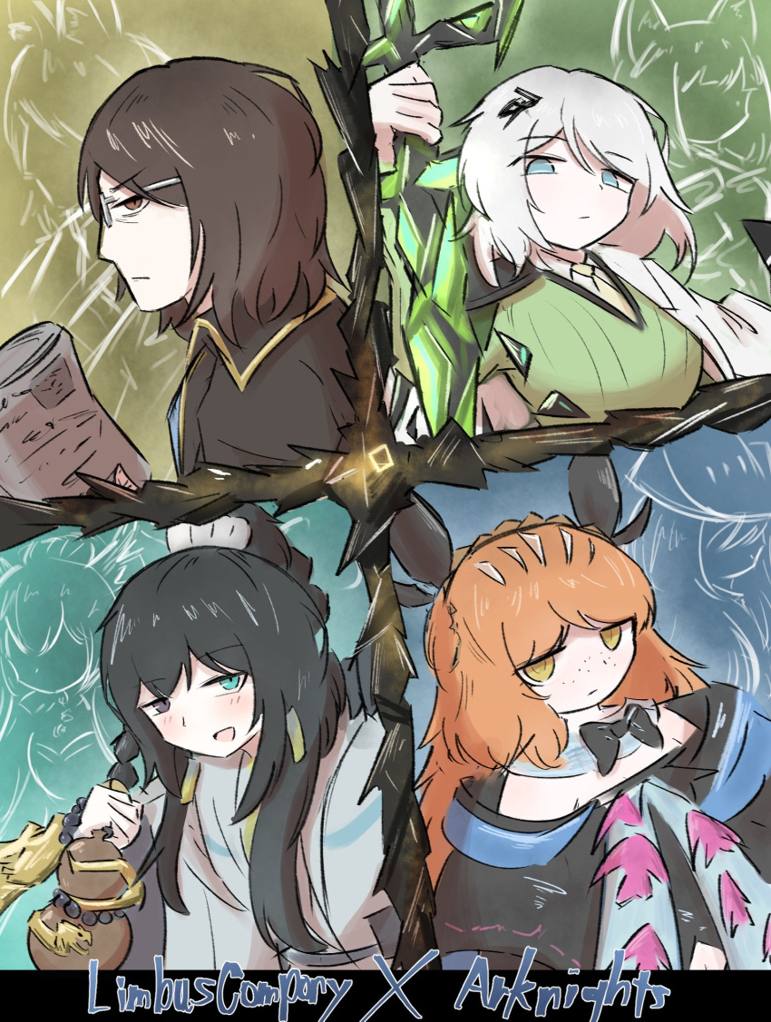 The Big ImageBoard (TBIB) - 2boys 2girls arknights command:meltdown (e ...