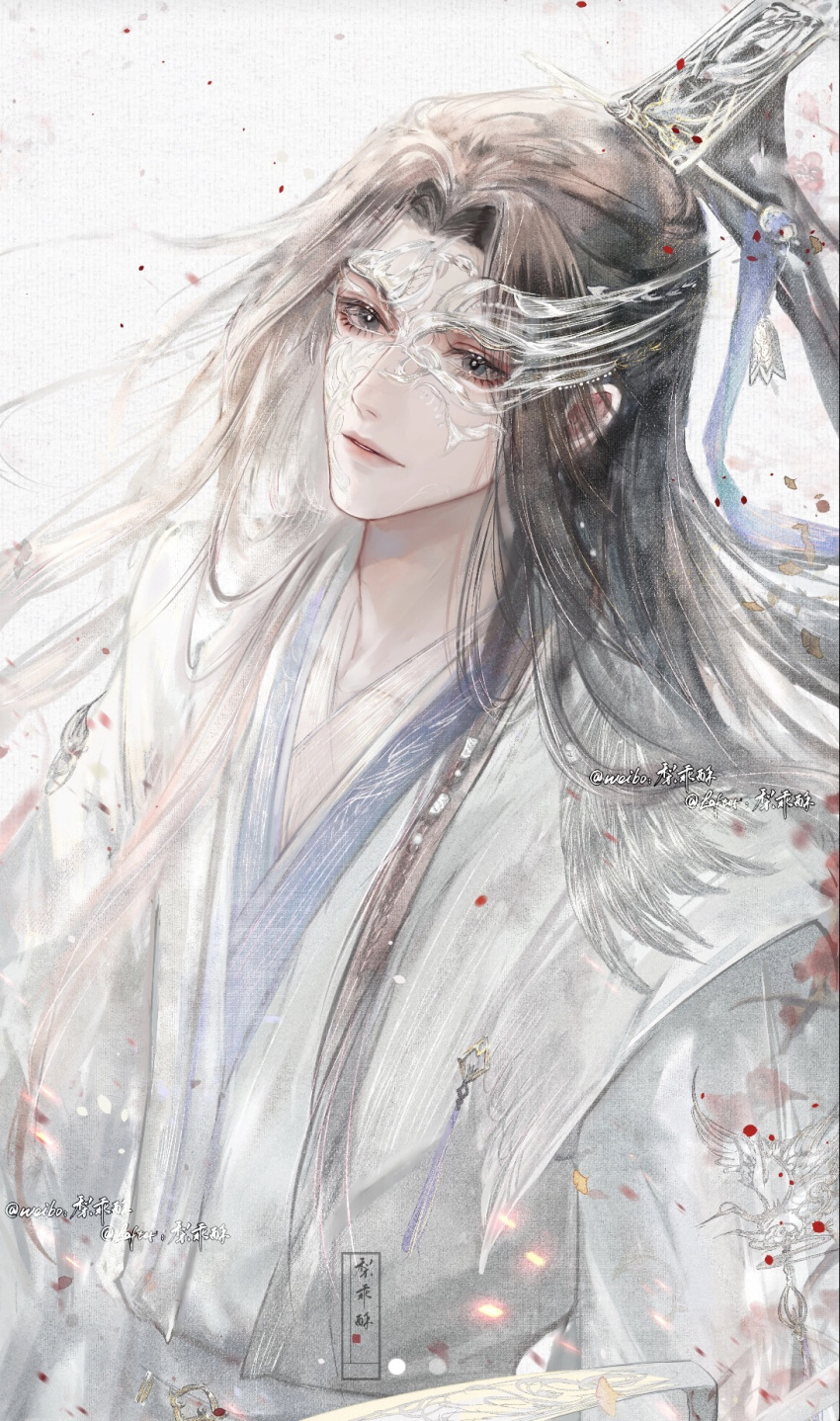 Unseen Immortal Of Three Hundred Years The Big ImageBoard (TBIB) - 1boy bishounen black hair chinese clothes
