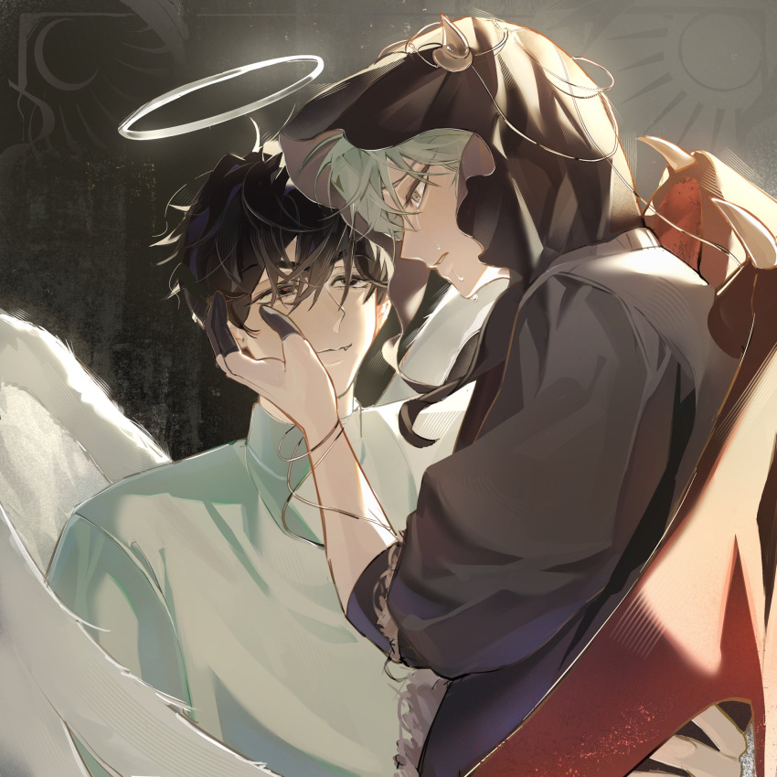 The Big ImageBoard (TBIB) - 2boys alien stage angel angel and devil ...