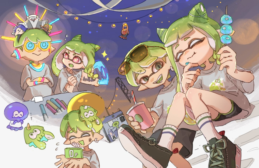 Splatoon Coke The Big ImageBoard (TBIB) - 1boy 1girl ^ ^ big man (splatoon) black ...
